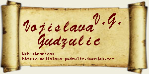 Vojislava Gudžulić vizit kartica
